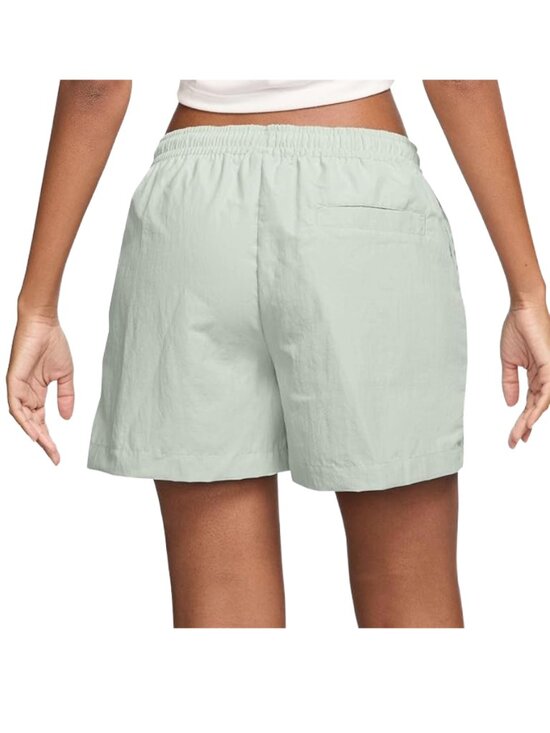 Nike Women's Sportswear Woven Mid-Rise 5" Shorts, LIGHT SILVER - Picture 3 of 4